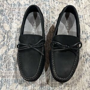 Sperry Men's Classic Black Slip-On Loafers